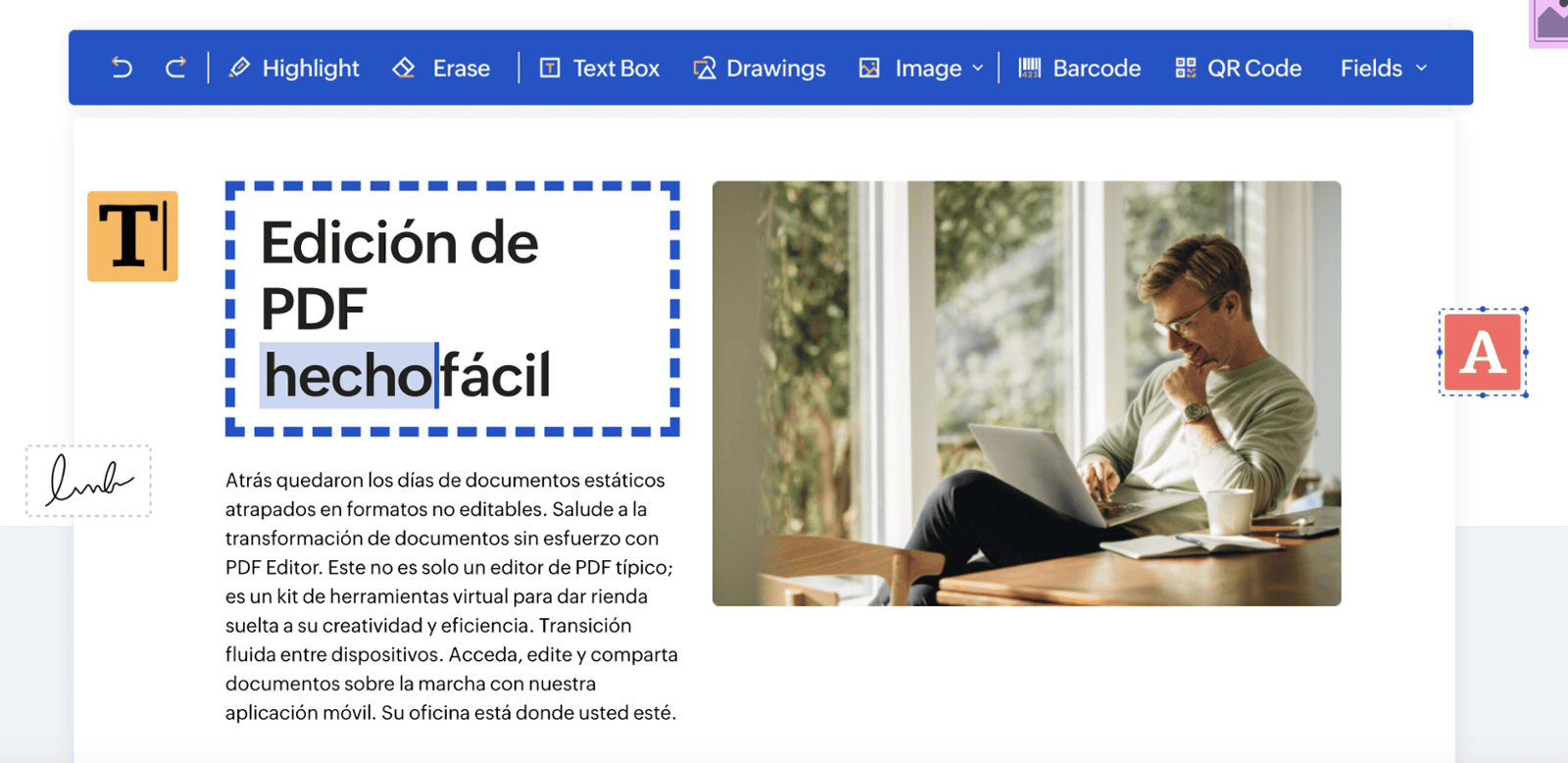 Editor PDF Gratuito Online